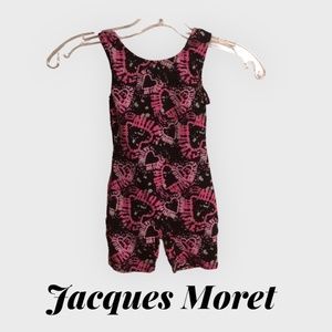 Jacques Moret Girls Dance Leotard Pink Hearts